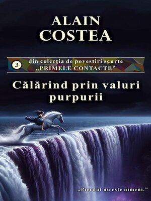 cover image of Calarind prin valuri purpurii